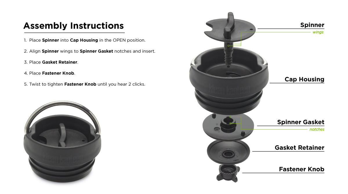 Assembly of TKWide Cafe Cap