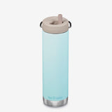 20 oz Insulated Bottle with Straw Cap - Blue Tint